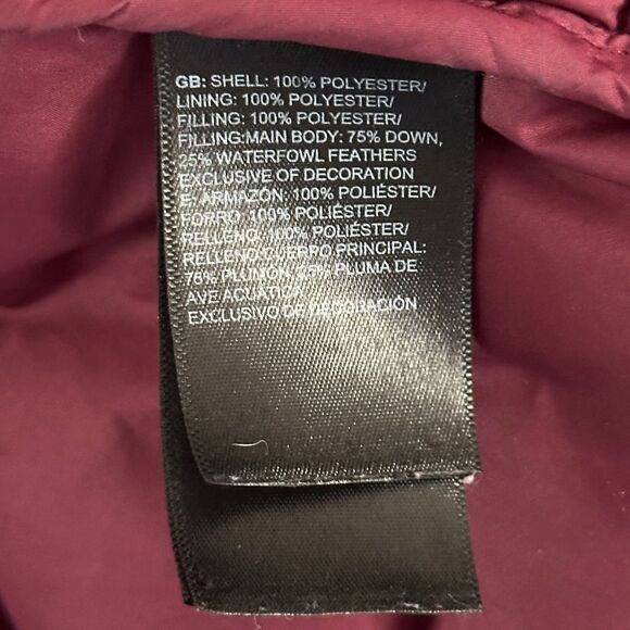 The North Face Women’s Alpz 2.0 Insulated Jacket Maroon Red Small - Picture 11 of 13